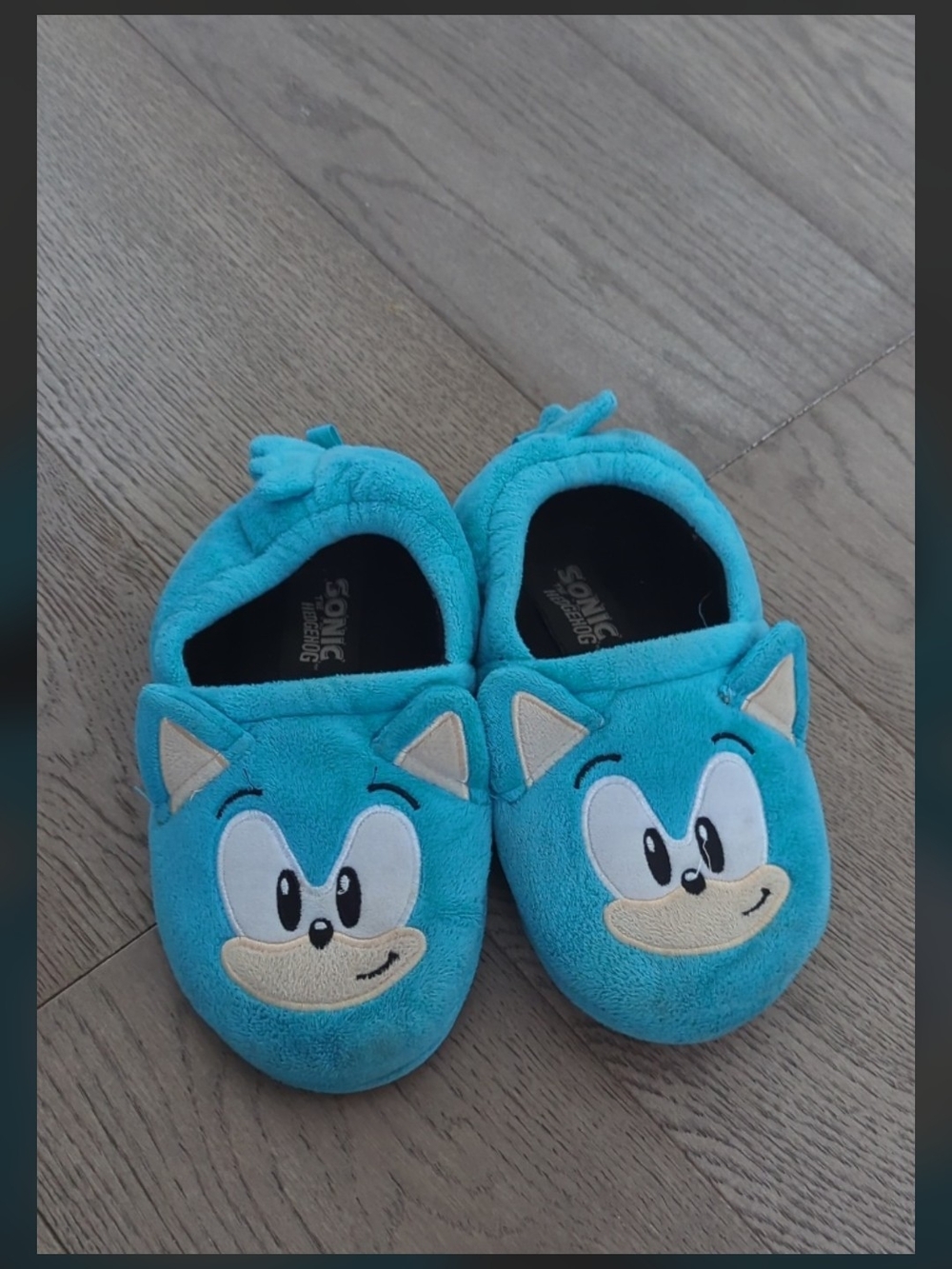 Sonic the Hedgehog Plush 3D Character Slippers | Size 2/3